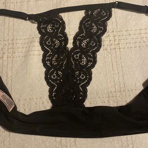 Victoria's Secret Size 34D racer back bra front closure lightly padded